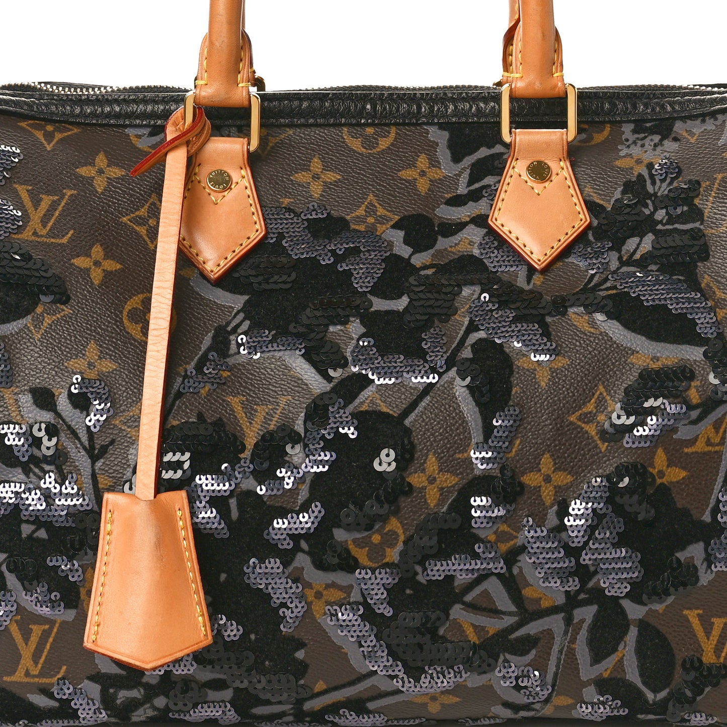 Monogram Fleur De Jais Sequins Speedy 30