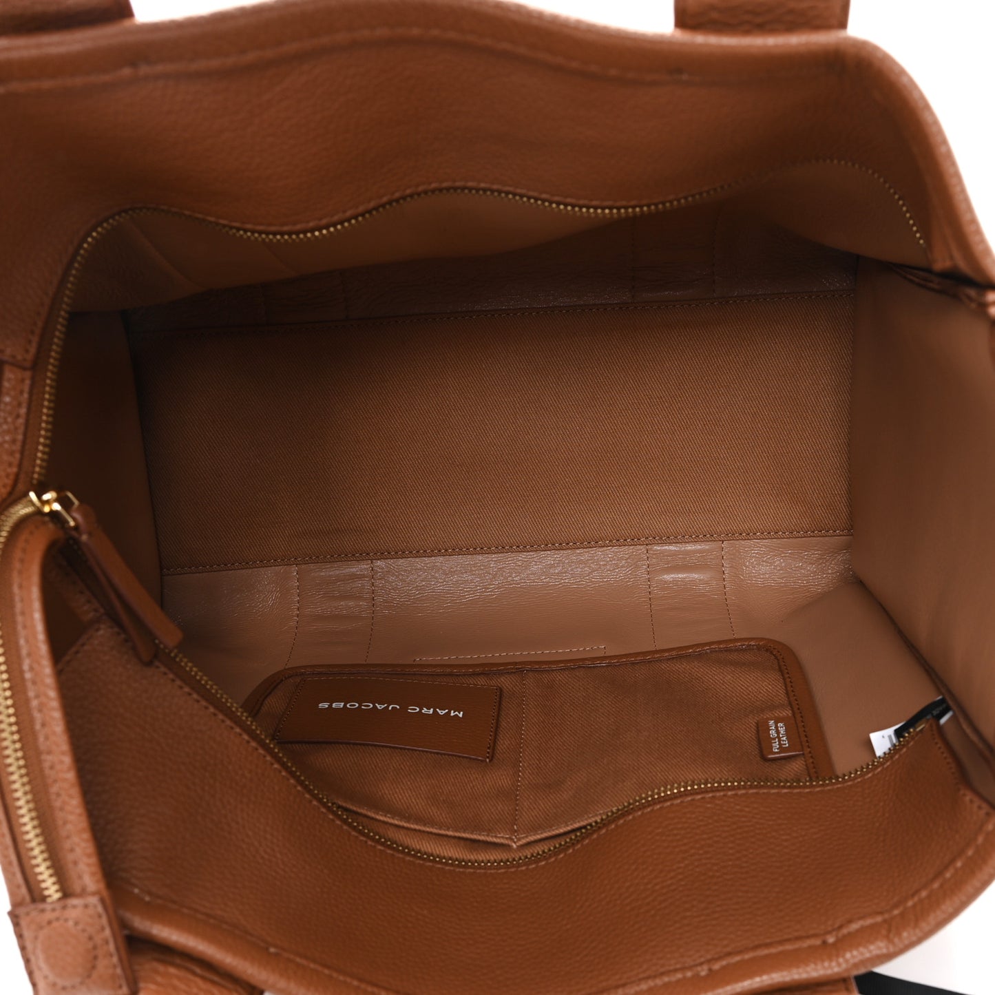 Grained Calfskin Large The Tote Bag Argan Oil