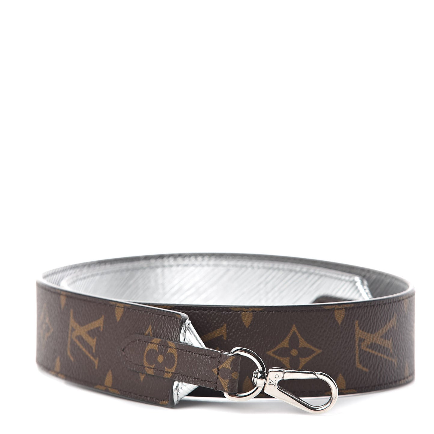 Epi Monogram Bandouliere Shoulder Strap Silver