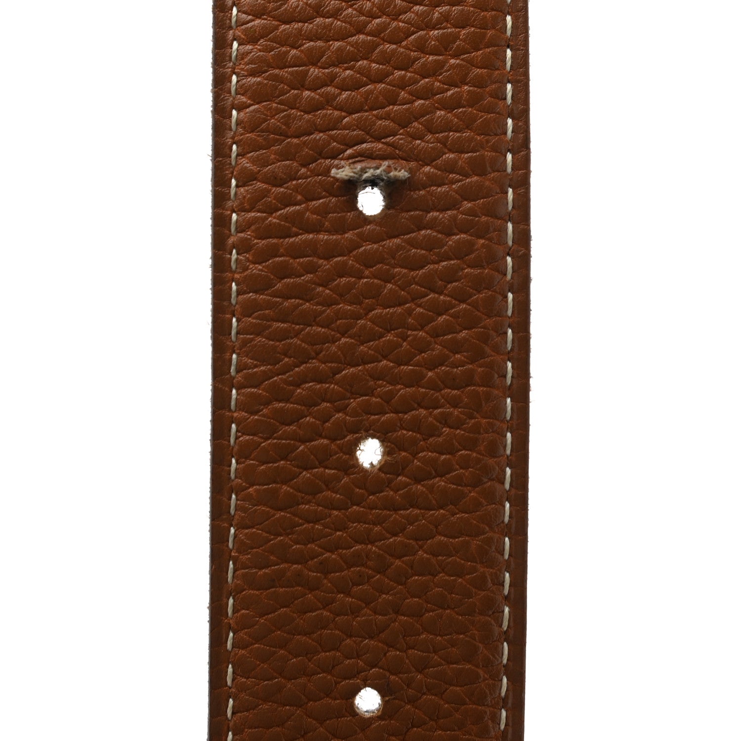 Hermes Box Togo 32mm H Belt 85 Black Gold 8 of 10