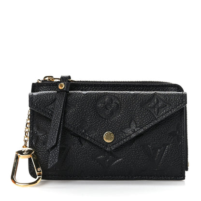 Louis Vuitton Empreinte Recto Verso Card Holder Black 1 of 8