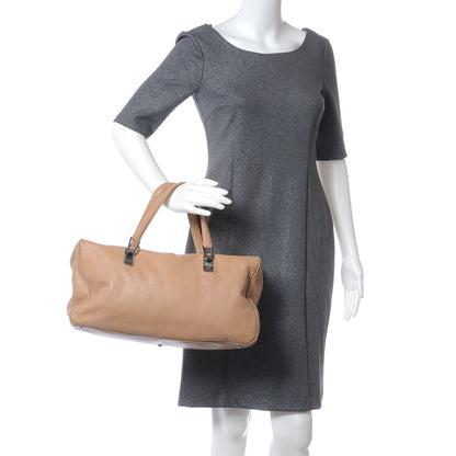 Chanel Leather Square Stitched Bag Beige 2 of 7