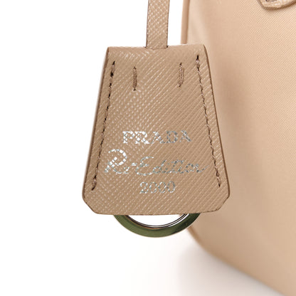 Prada Re-Nylon Saffiano Mini Re-Edition 2000 Bag Deserto 9 of 14