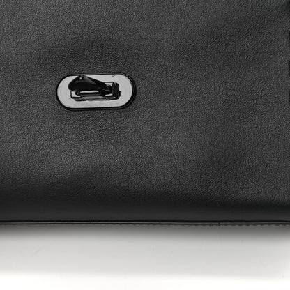 Valentino Garavani Vitello Monochrome Medium Rockstud Flip Lock Crossbody Bag Black 11 of 14