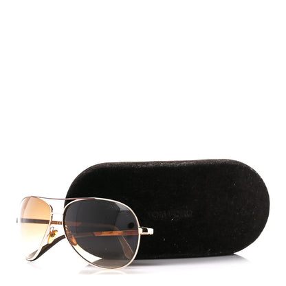 Tom Ford Metal Charles Aviator Sunglasses TF35 Gold 7 of 7