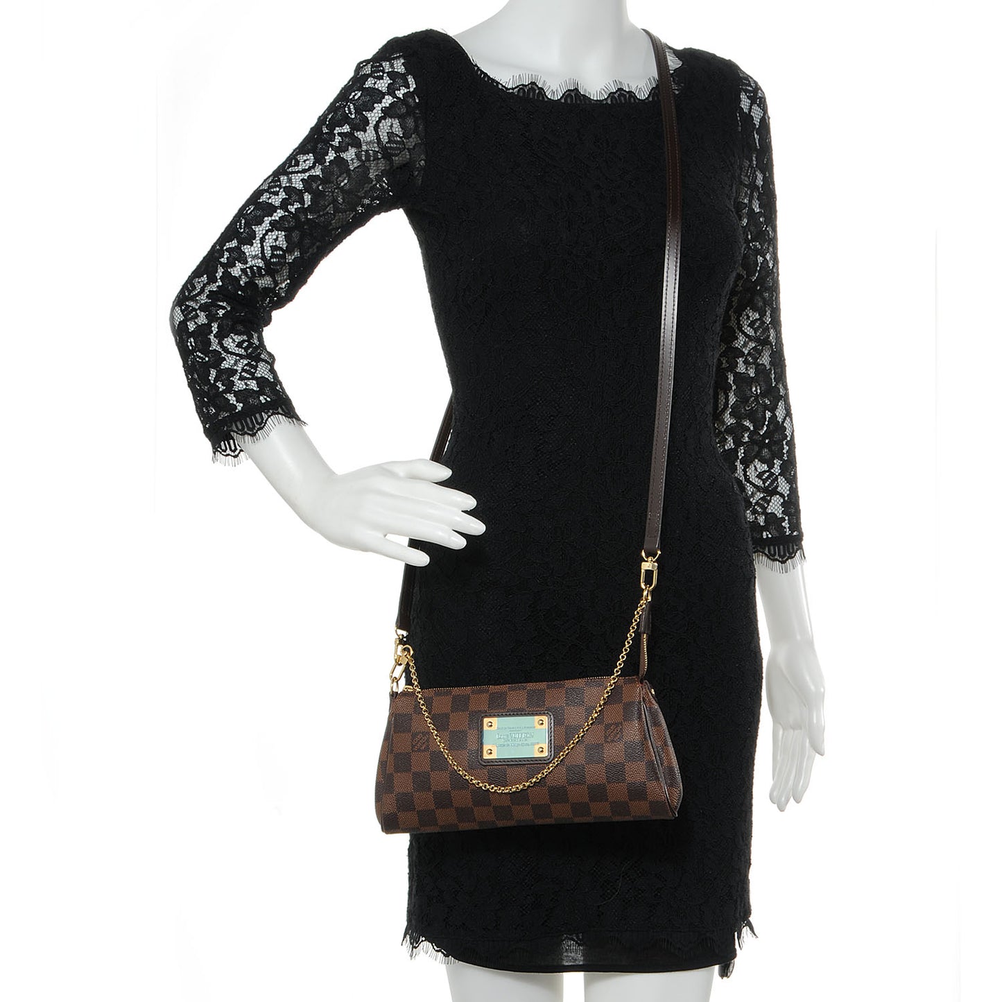 Damier Ebene Eva Clutch