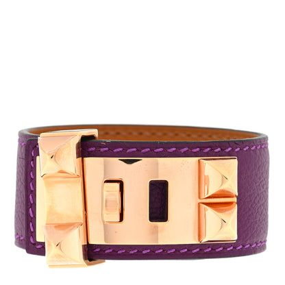 Hermes Evercolor Collier de Chien 24 Bracelet T1 Anemone 1 of 4