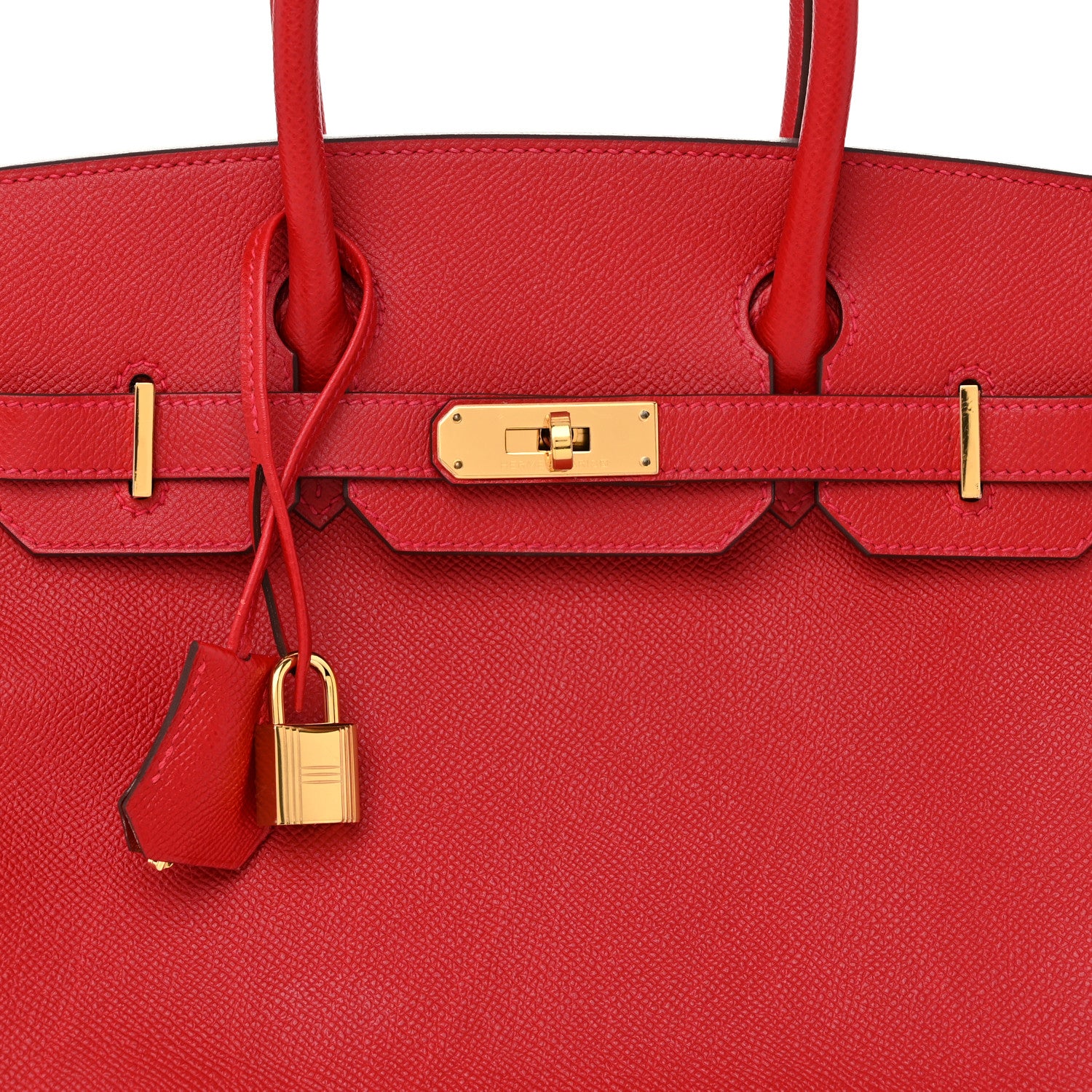 Hermes Epsom Birkin 30 Rouge Casaque 8 of 12