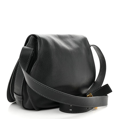 Chloe Calfskin Medium Marcie Round Crossbody Bag Black 3 of 11
