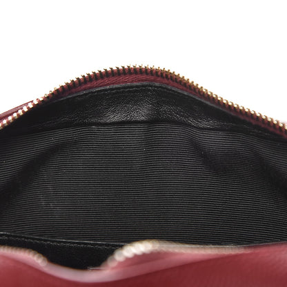 Saint Laurent Grain De Poudre Medium Classic Monogram Camera Bag Oxblood 7 of 9