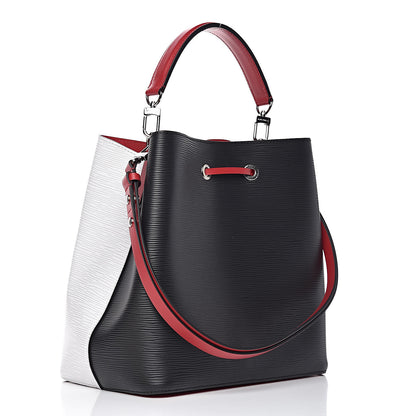 Louis Vuitton Epi Neonoe Black White Scarlet 3 of 11