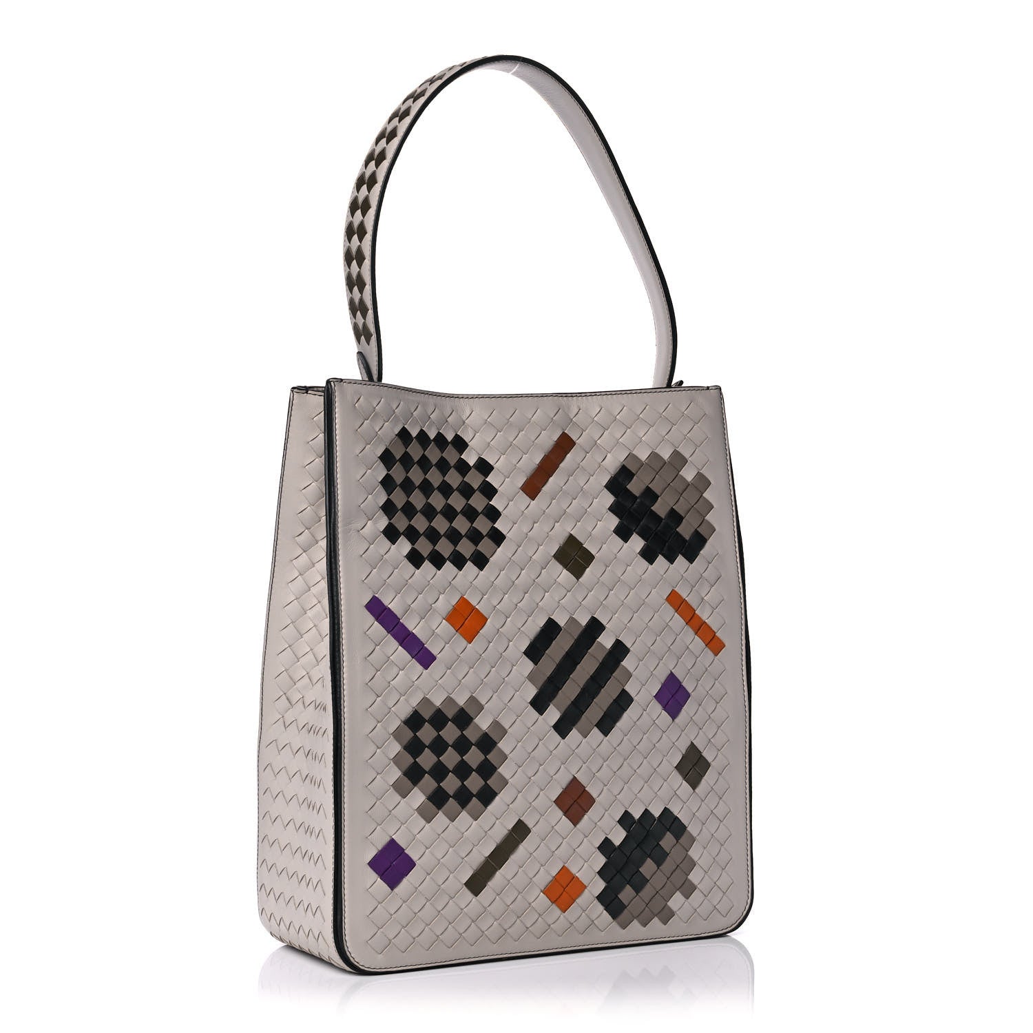 Bottega Veneta Nappa Intrecciato Artsy Tote Cement Abstract 2 of 13