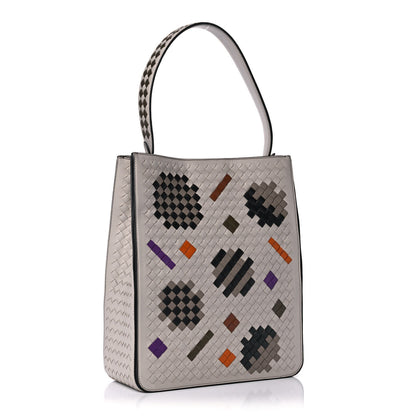 Bottega Veneta Nappa Intrecciato Artsy Tote Cement Abstract 2 of 13