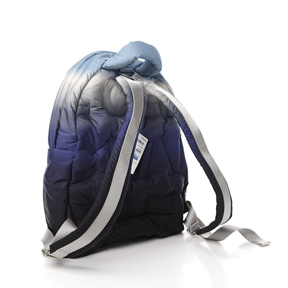 Chanel Nylon Embossed Small Doudoune Backpack Black Blue White 2 of 8