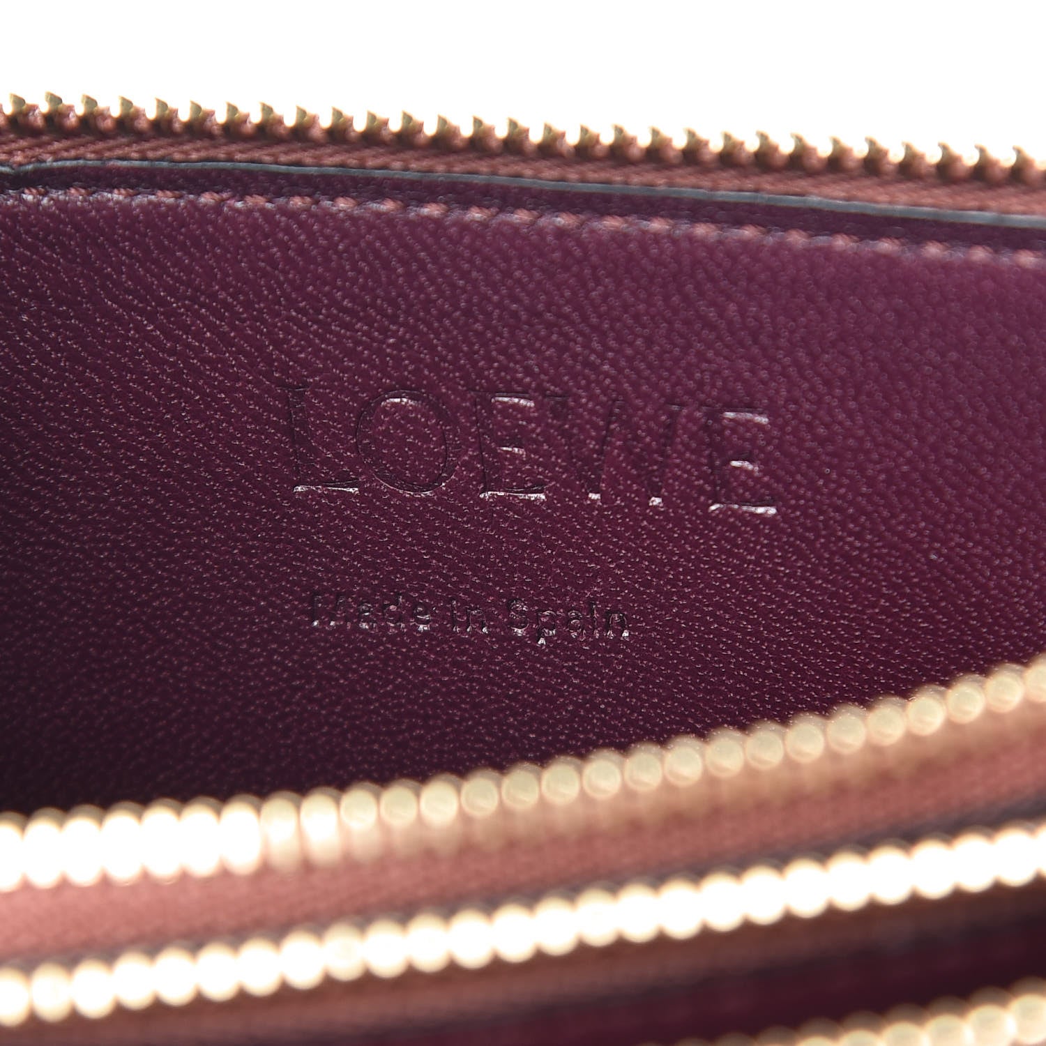 Loewe Calfskin Gate Double Zip Pouch Crossbody Brick 8 of 14
