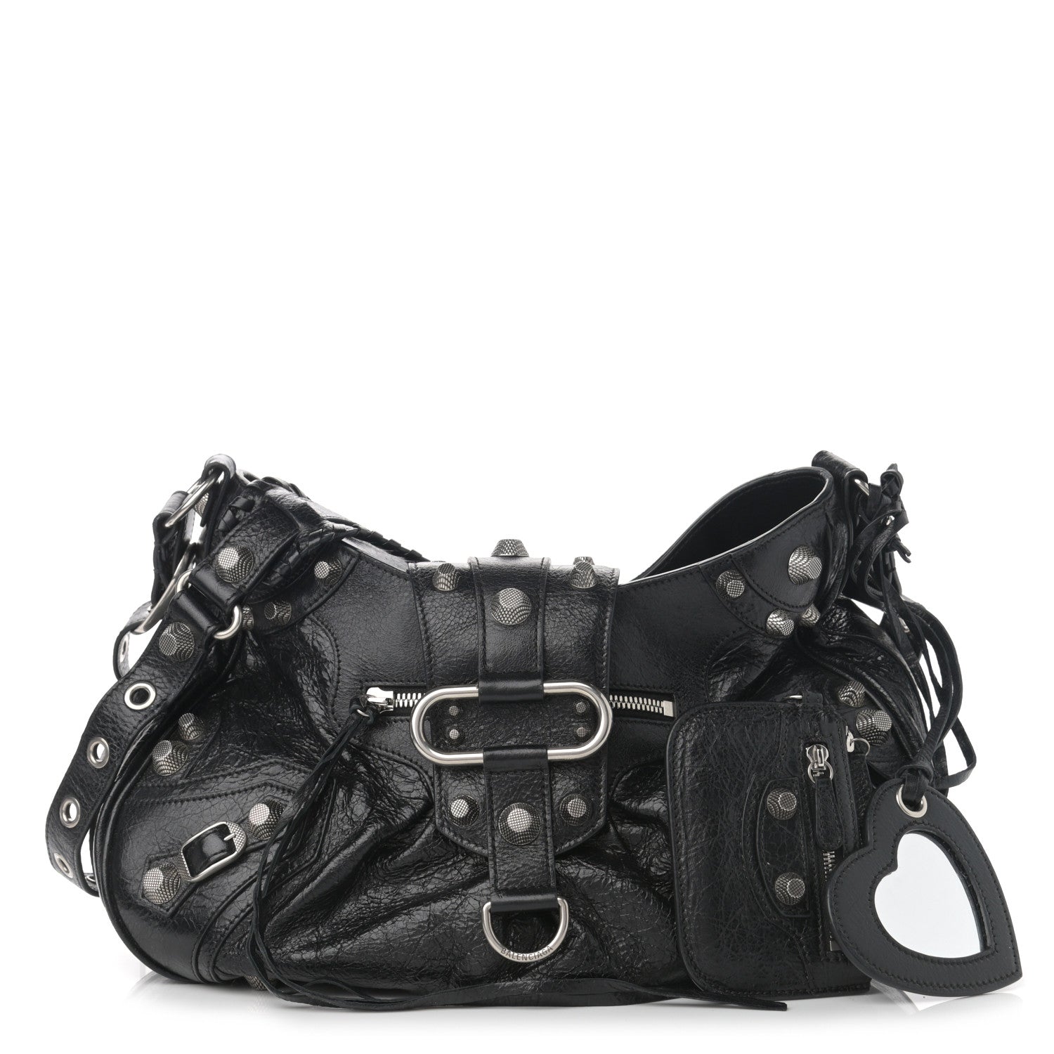 Balenciaga Agneau Arena Medium Le Cagole Shoulder Bag Black 1 of 11