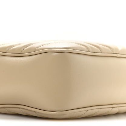 Saint Laurent Calfskin Matelasse Monogram Lou Camera Bag Dark Beige 9 of 11