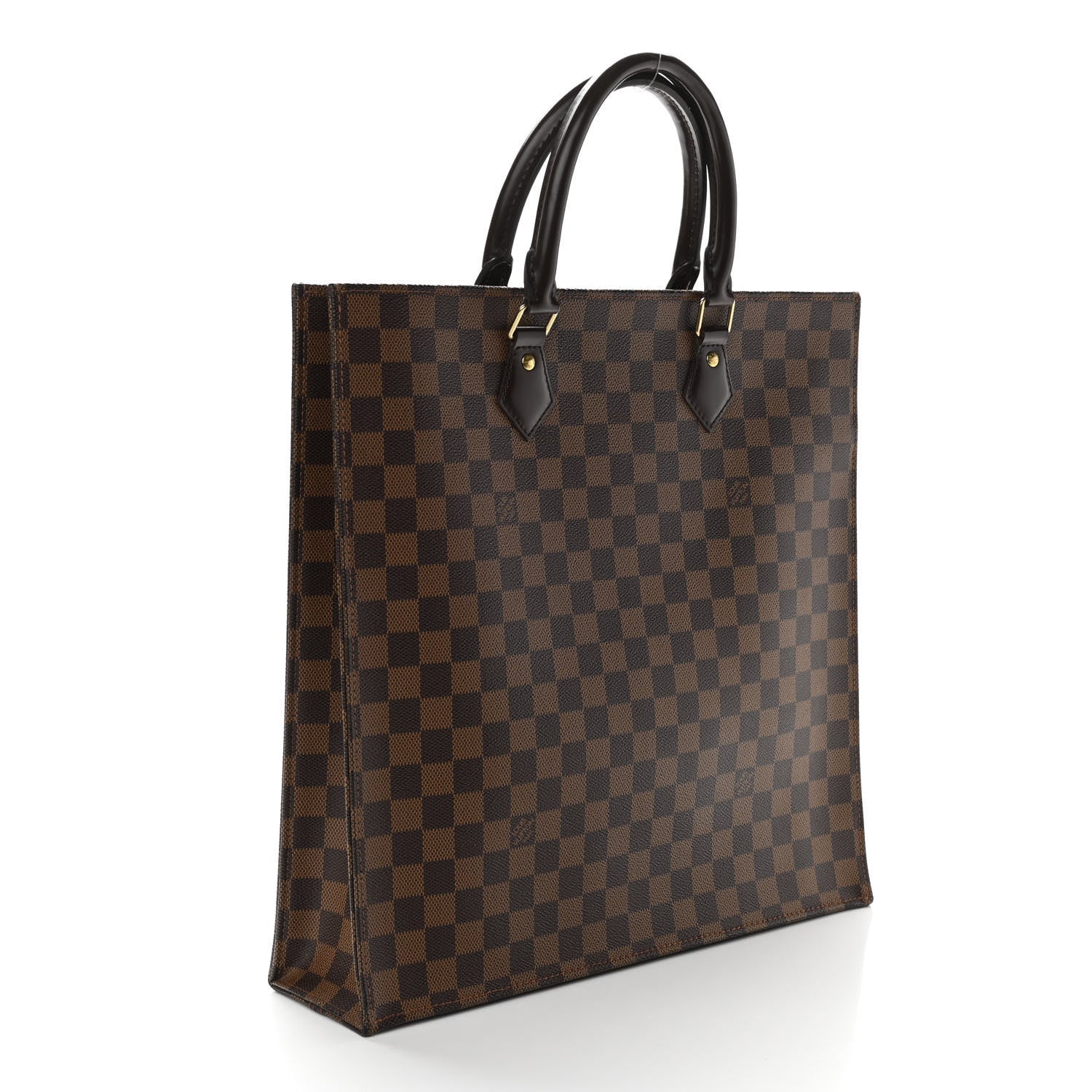 Louis Vuitton Damier Ebene Sac Plat NM 3 of 9