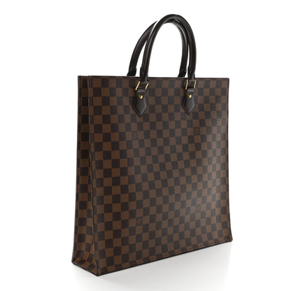 Louis Vuitton Damier Ebene Sac Plat NM 3 of 9