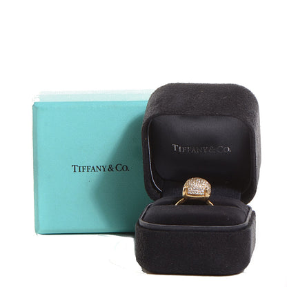 Tiffany 18K Yellow Gold Diamond 12mm Paloma Picasso Sugar Stacks Ring 7 6 of 6