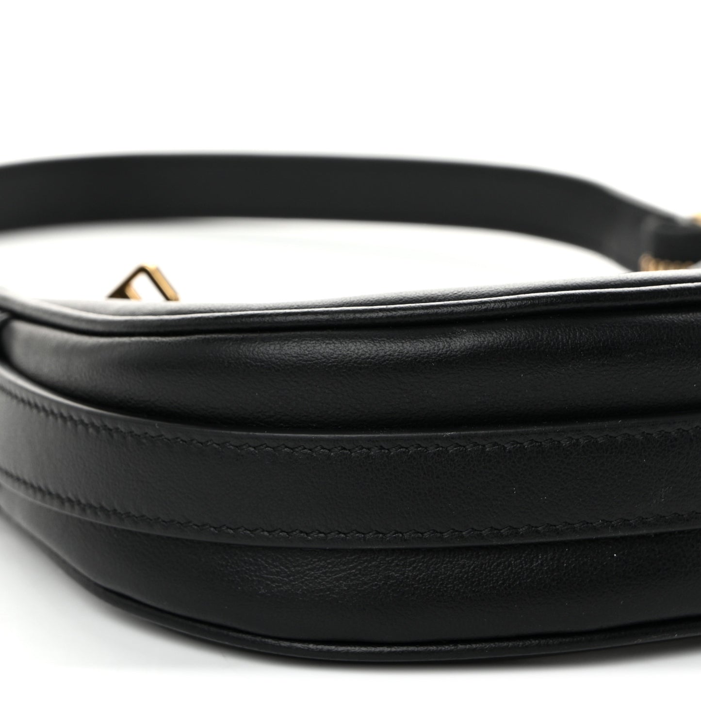 Smooth Calfskin Mini Ava Shoulder Bag Black