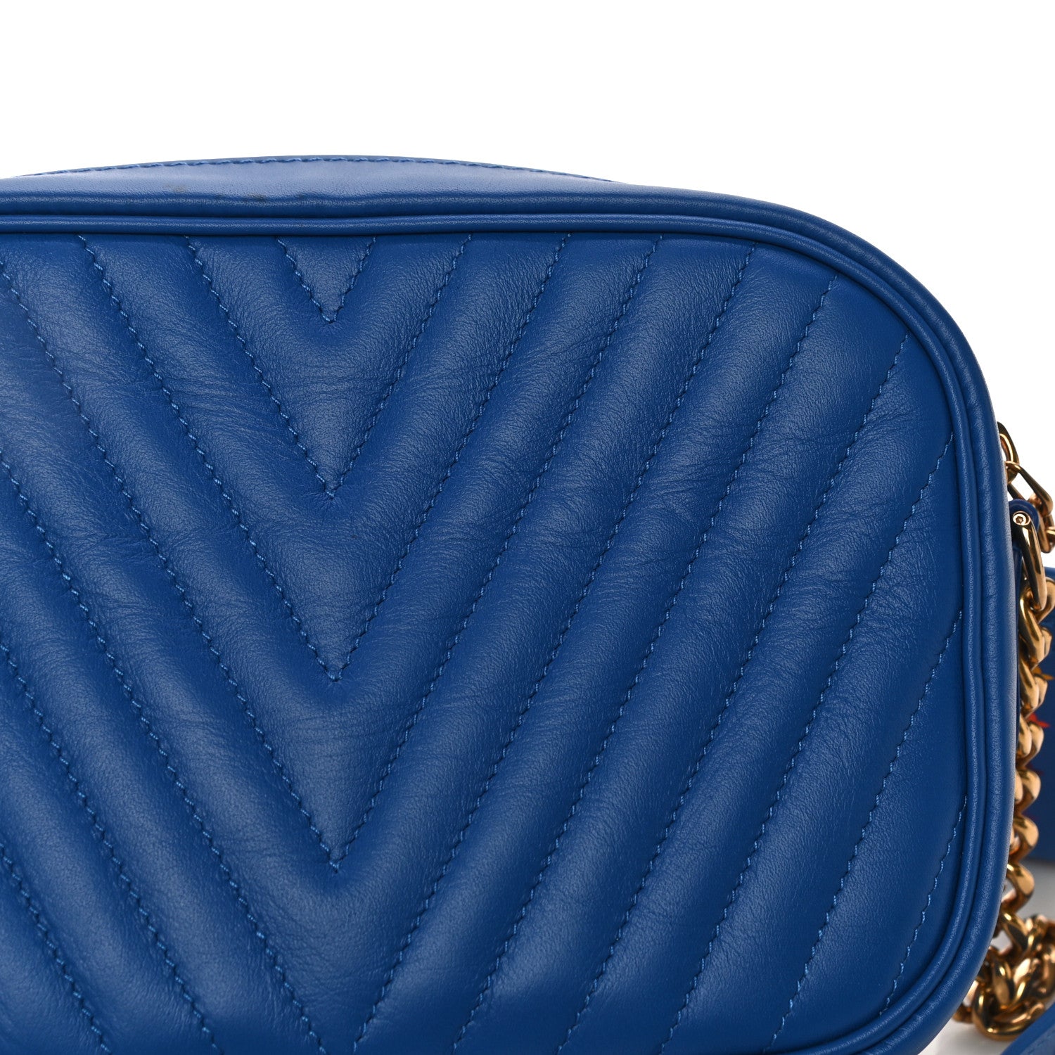 Louis Vuitton Calfskin New Wave Camera Bag Bleu Neon 11 of 12