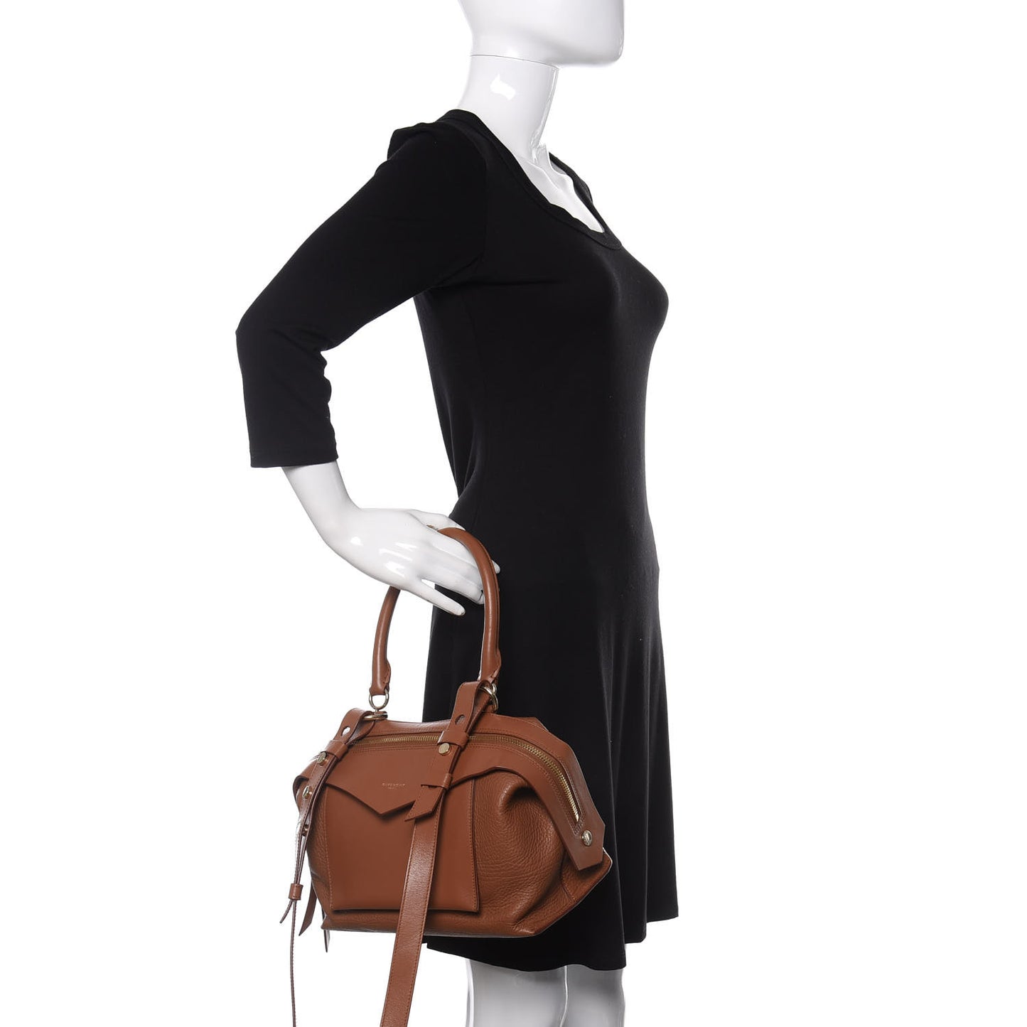 Calfskin Small Sway Cognac
