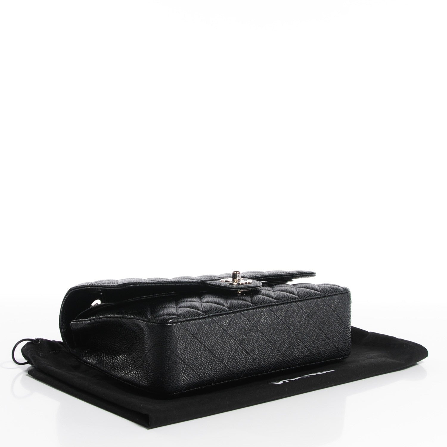 Chanel Caviar Quilted Medium Double Flap Black 4 of 8