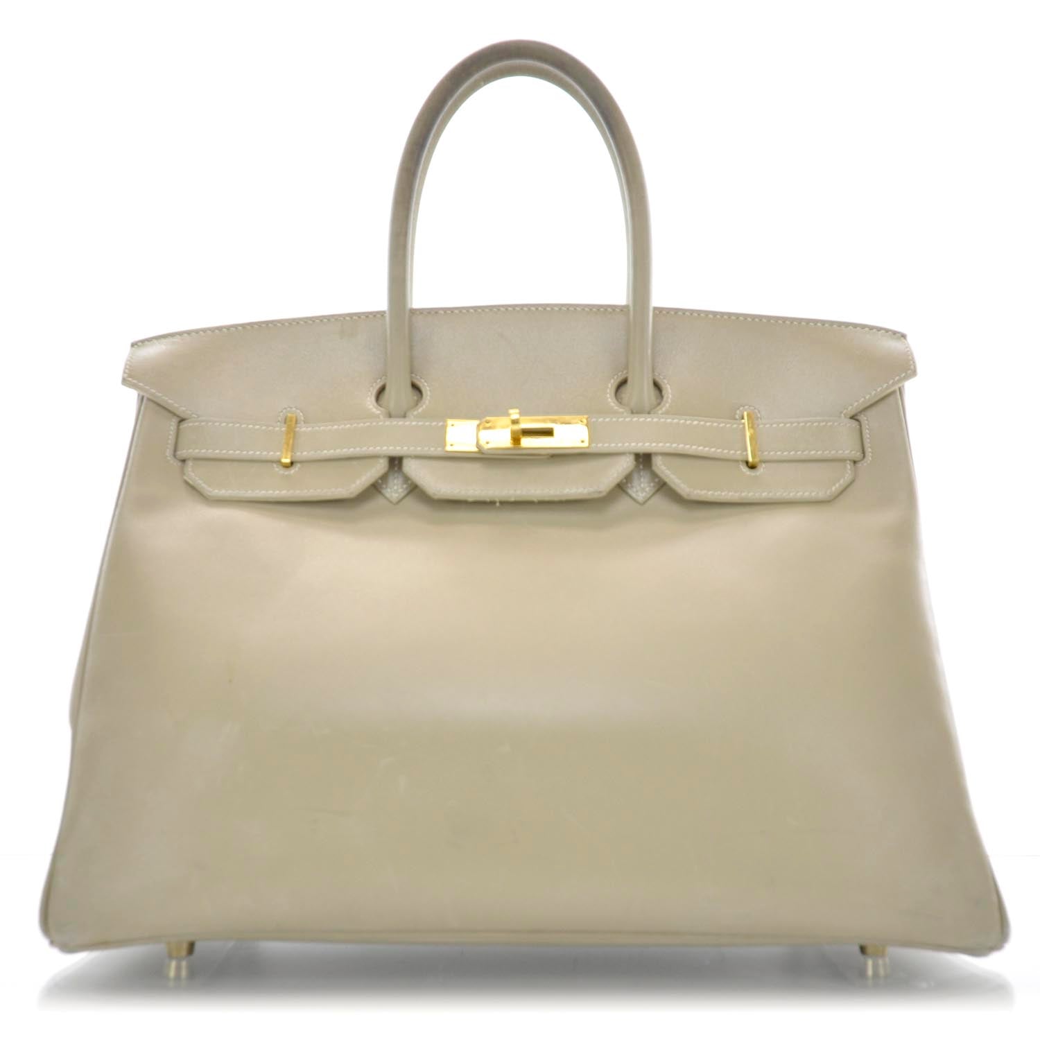 Hermes Box Birkin 35 Beige 1 of 10