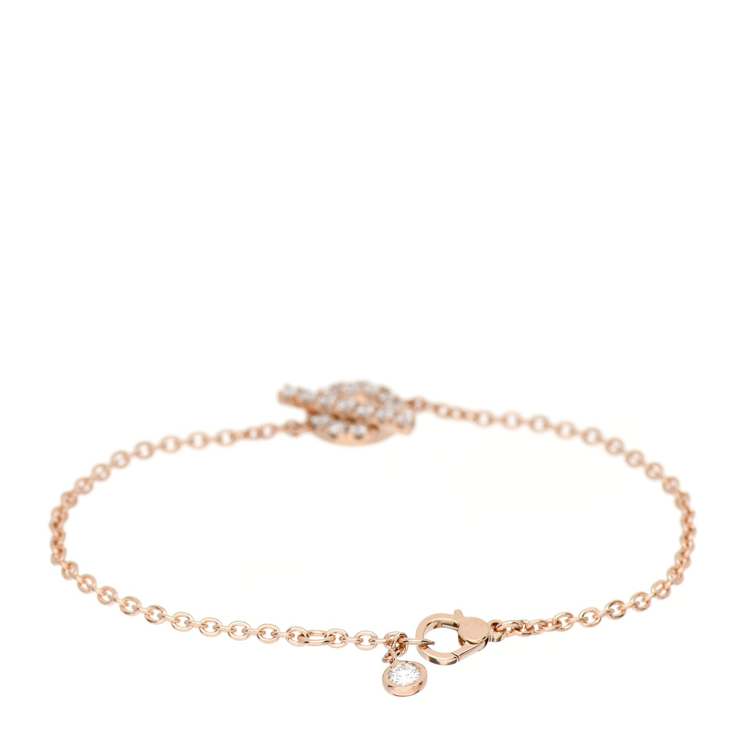 18K Rose Gold Diamond Finesse Bracelet ST