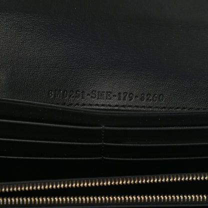 Fendi Vitello Liberty Century Lucido By The Way Continental Wallet Black 7 of 8