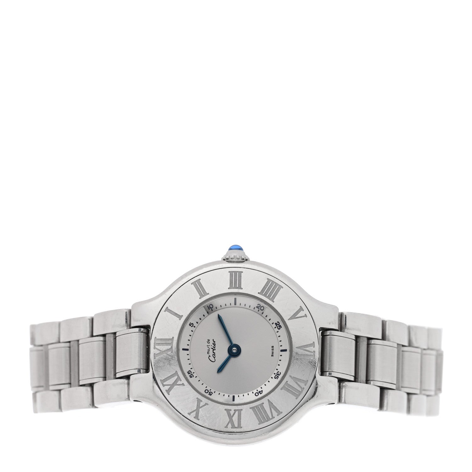 Cartier Stainless Steel 28mm Must De 21 Quartz Watch 2 of 5