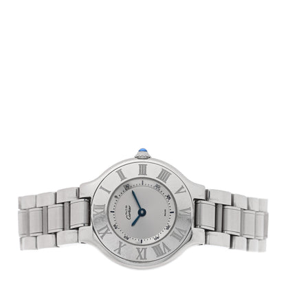 Cartier Stainless Steel 28mm Must De 21 Quartz Watch 2 of 5