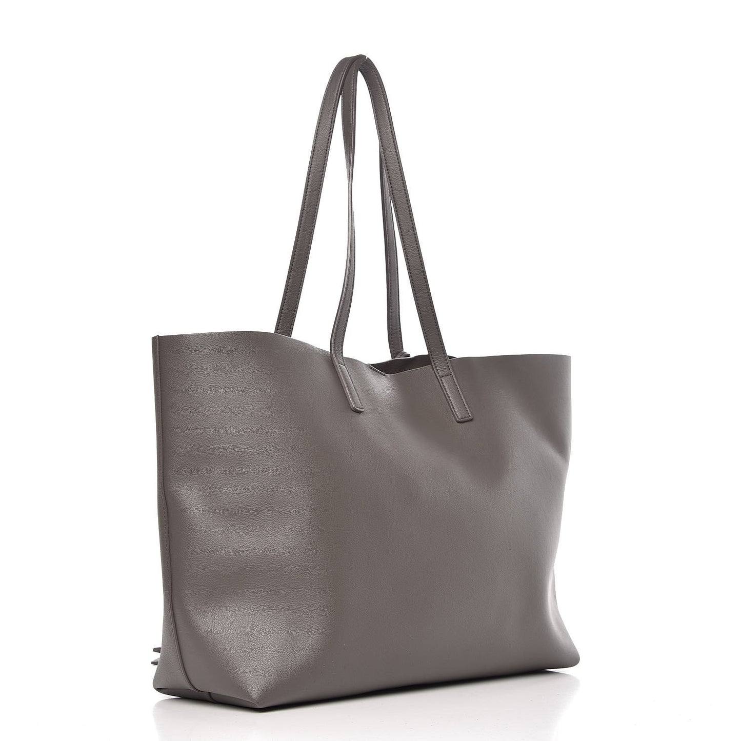 Calfskin Large Shopping Tote Dark Grey