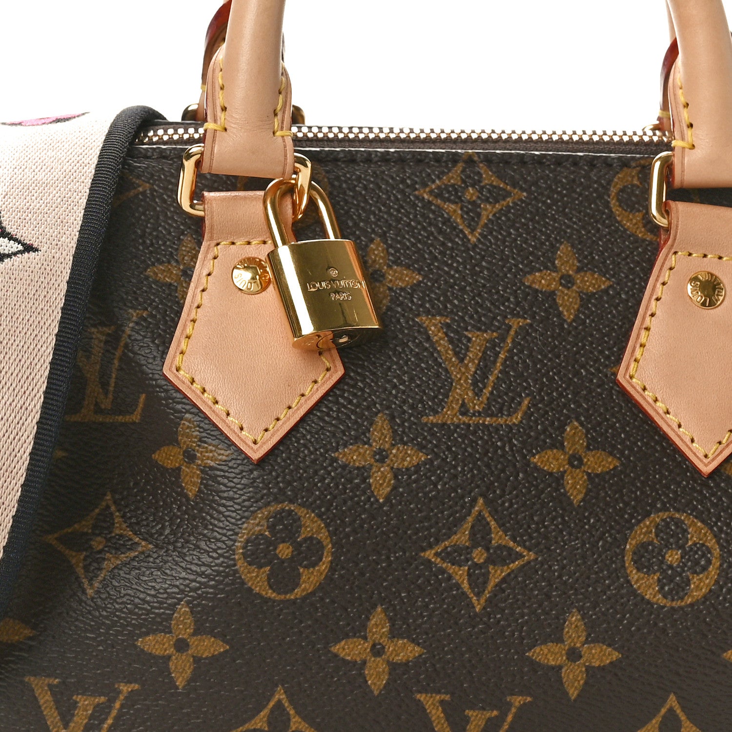 Louis Vuitton Monogram Speedy Bandouliere 20 Black 7 of 9