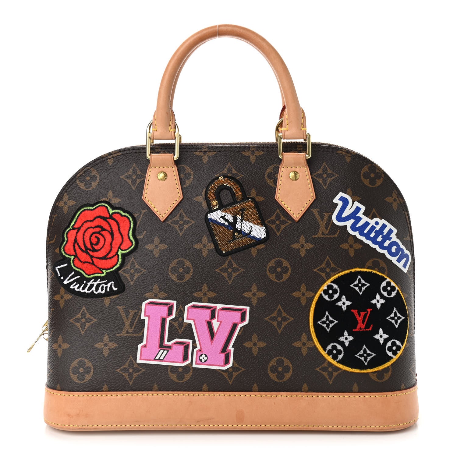 Louis Vuitton Monogram Stories Alma PM 1 of 9