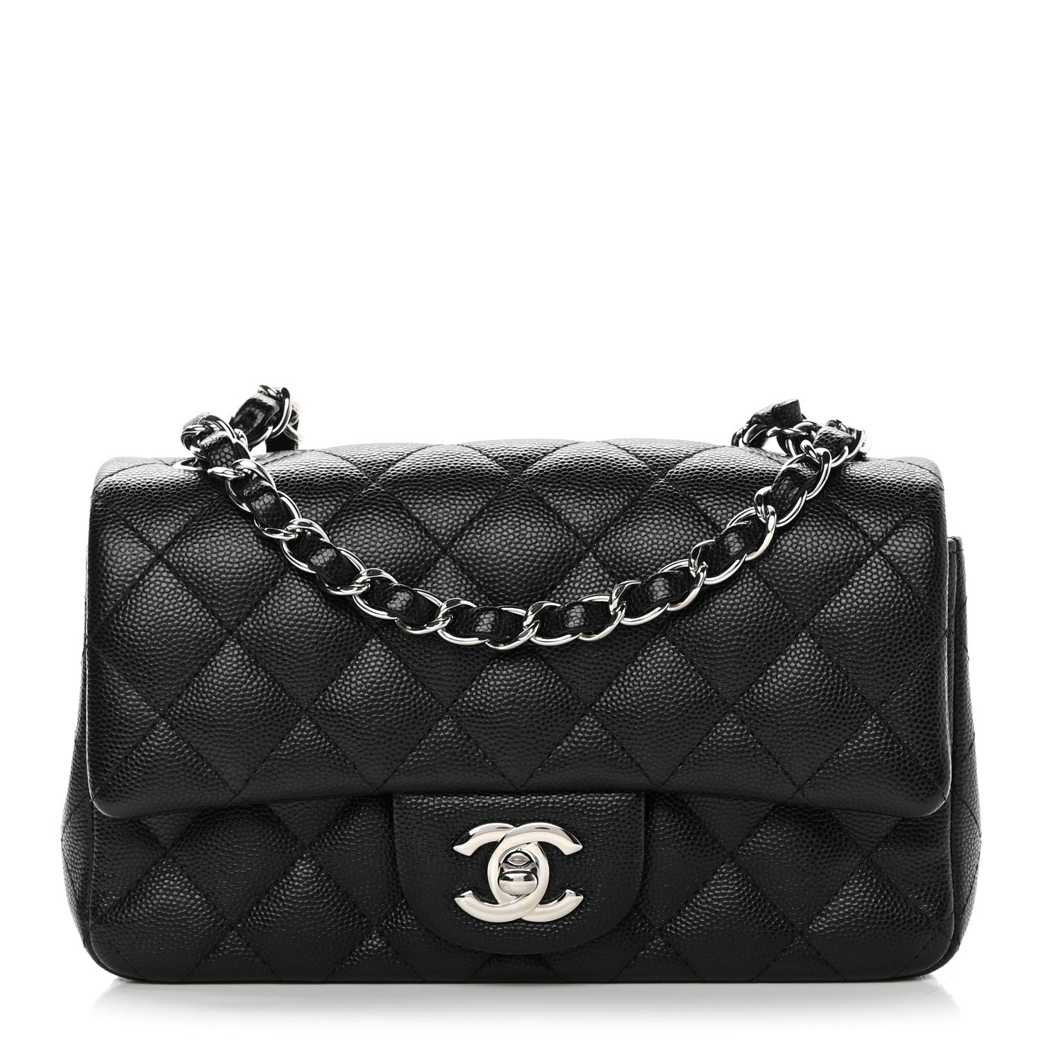 Chanel Caviar Quilted Mini Rectangular Flap Black 1 of 10