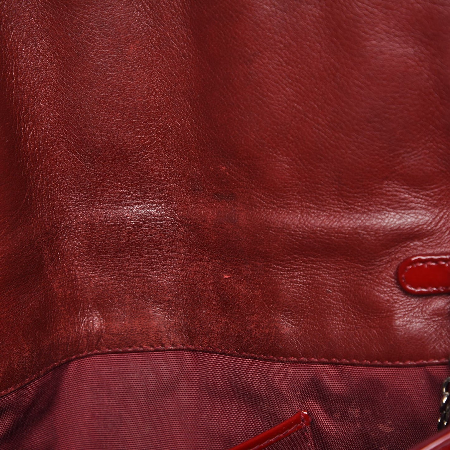 Patent Cannage Lady Dior Convertible Clutch Red