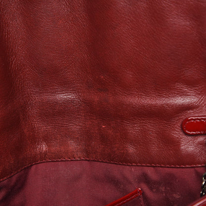 Christian Dior Patent Cannage Lady Dior Convertible Clutch Red 11 of 11