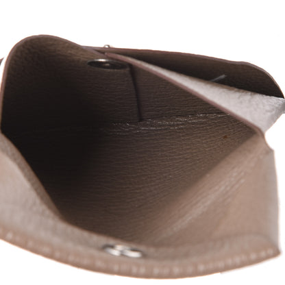 Hermes Chevre Mysore Bastia Coin Purse Etoupe 5 of 11