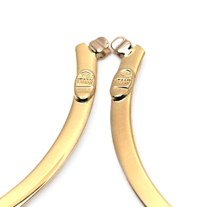 Roberto Coin 18K Yellow Gold Ruby Large Hoop Earrings 4 of 4