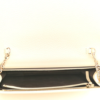 Gucci Pebbled Calfskin Soho Wallet on Chain Ivoire 5 of 9