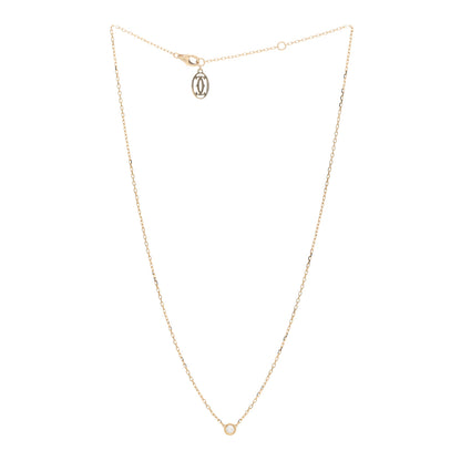 Cartier 18K Yellow Gold Diamond SM D'Amour Pendant Necklace 2 of 3