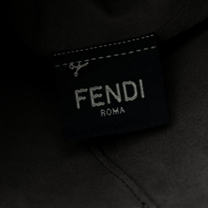 Fendi Vitello Century Matte F is Fendi Stamp Patch Bi-Color Grande Mon Tresor Bucket Bag Black Maya Fragola 7 of 12