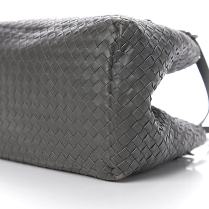 Bottega Veneta Nappa Intrecciato Medium Seamless Tote Light Grey 8 of 9
