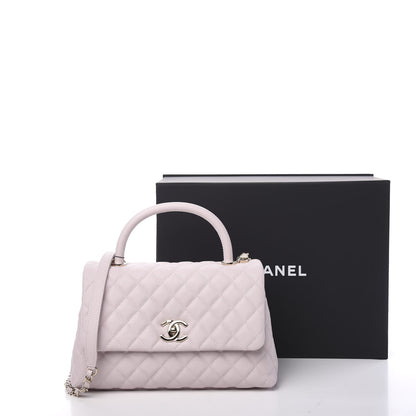 Chanel Caviar Quilted Small Coco Handle Flap Lilas Lilac 10 of 10