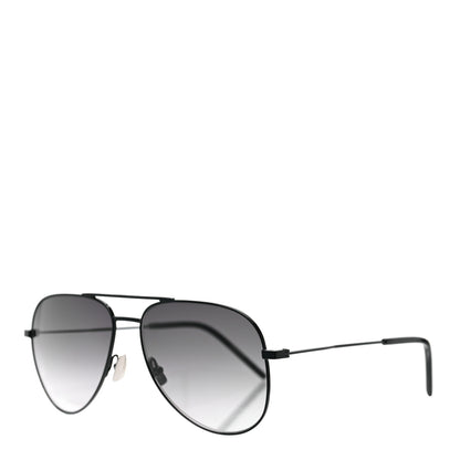 Saint Laurent Metal Aviator Classic 11 Rim Sunglasses Black 1 of 6