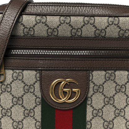 Gucci GG Supreme Monogram Web Small Ophidia Messenger Bag Brown 9 of 11