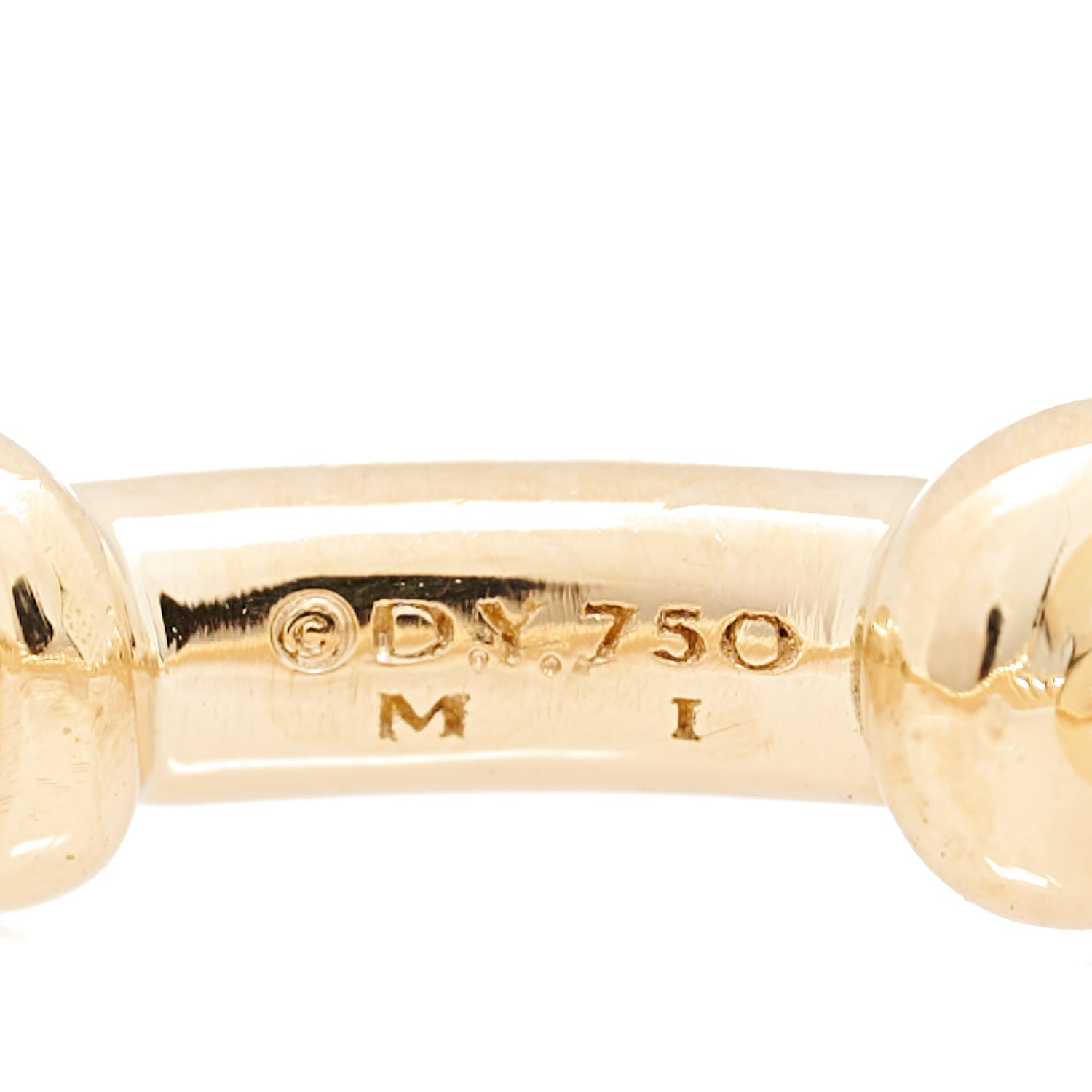 David Yurman 18K Yellow Gold Diamond Petite Helena Wrap Ring 54 7 4 of 4