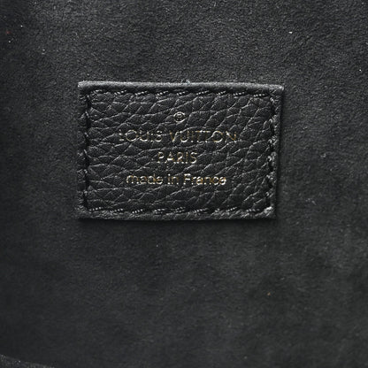 Louis Vuitton Calfskin Lockme Bucket MM Black 6 of 10